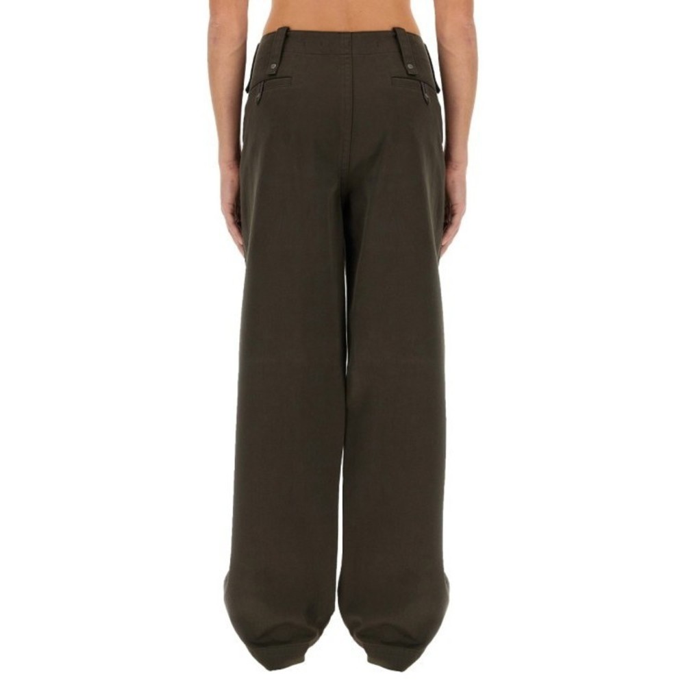 Burberry Wide-Leg Cotton Pants - NWT - Picture 3 of 4
